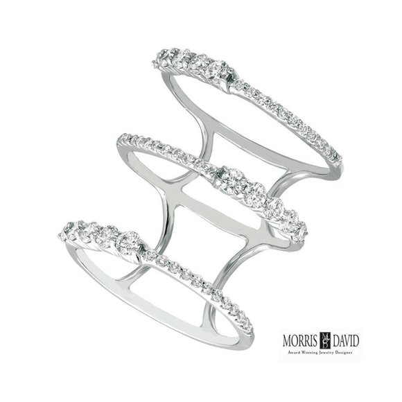 0.82 Carat Natural Diamond Cocktail Ring
